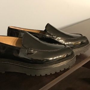 FRANCO SARTO black patent leather loafers Size 9M
